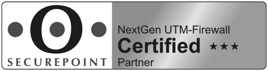 Auszeichnung von Securepoint als NextGen UTM-Firewall Certified Partner.